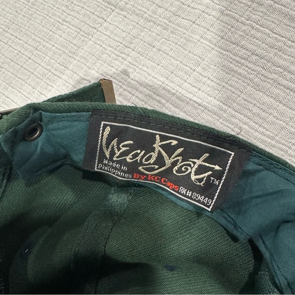 Deep Green & Blue Queen Mary Long Beach CA Cap • By Head Shots / KC Caps - Picture 3 of 5